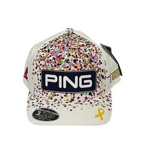 PING St Jude's 2025 PGA Tour snapback hat 5 years free cancer survivor RARE dots